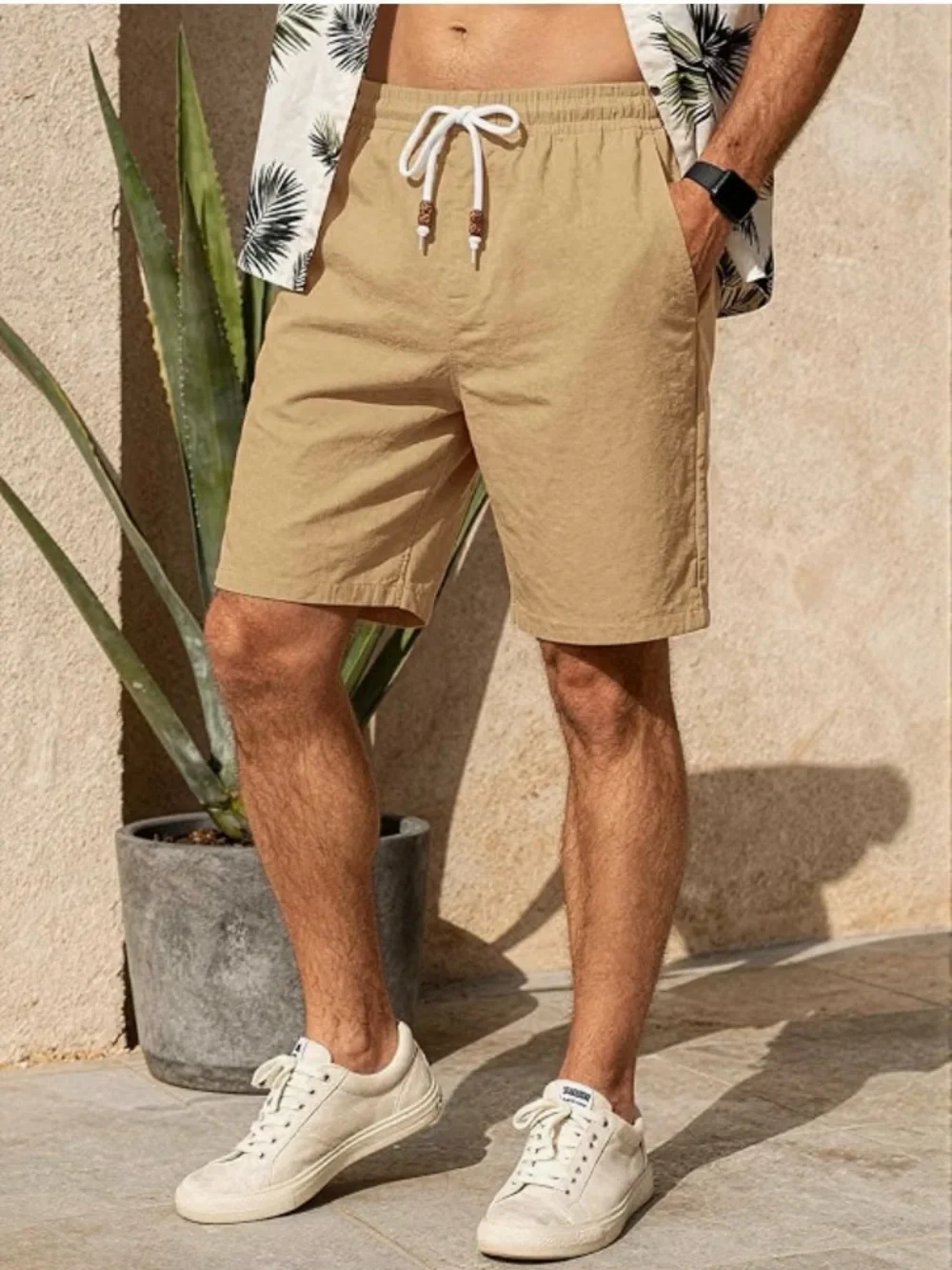 Riskrole Men’s Linen Shorts